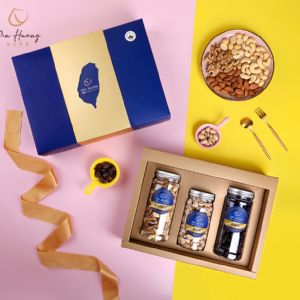 藍鑽禮盒-神仙+開心果+蔓越莓